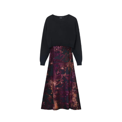 Desigual 2-in-1 Midi Women Dress