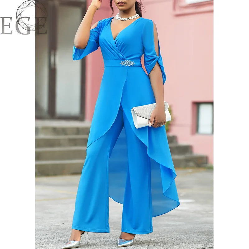 Plus Size Chiffon V-Neck Top Dress