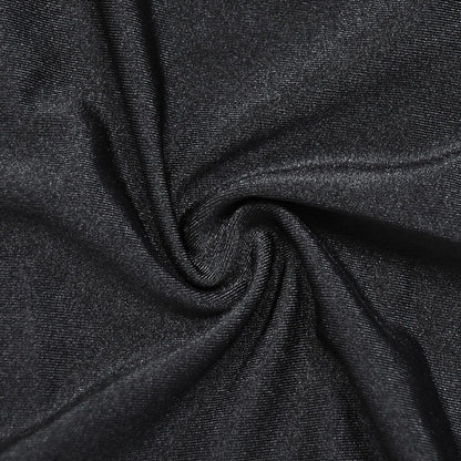 Mesh Split Sling Strap Evening Dress.