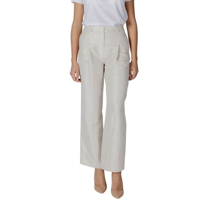 Armani Exchange Clothing Trousers White / 2 Armani Exchange  Women Trousers