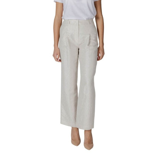 Armani Exchange Clothing Trousers White / 2 Armani Exchange  Women Trousers
