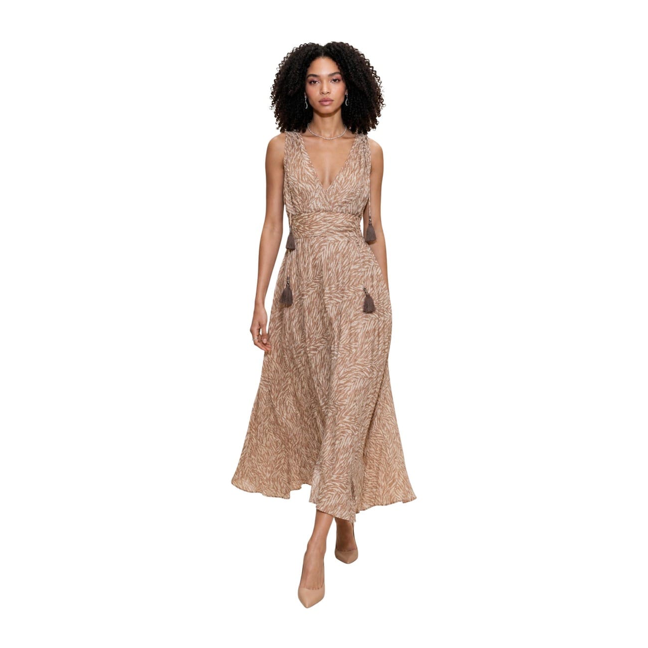 Ayfee Clothing Dresses beige / S Ayfee  Women Dress