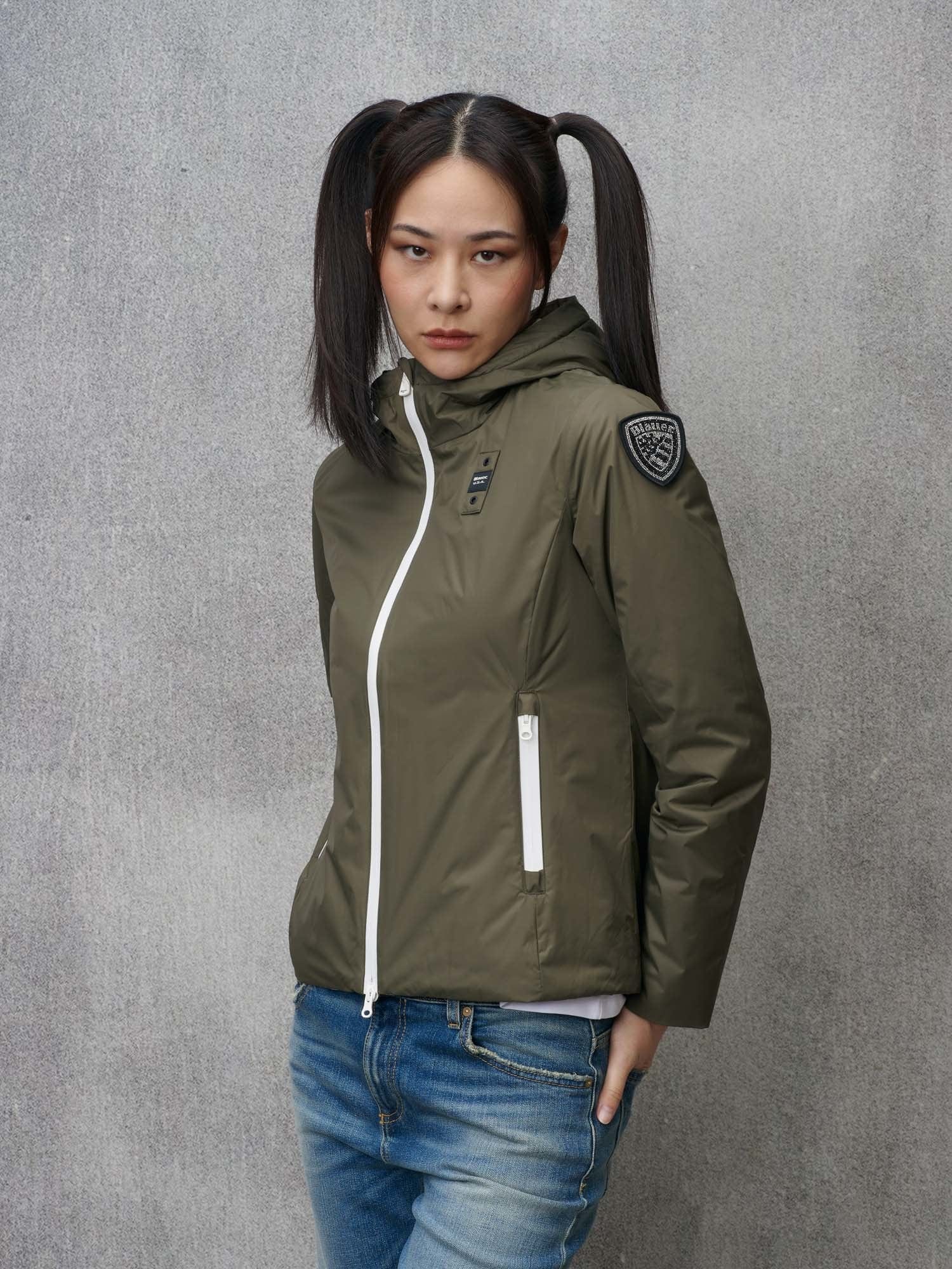 Blauer Clothing Jackets Green / XS Blauer  Women Jacket
