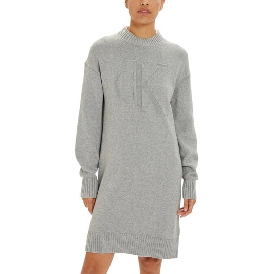 Calvin Klein Jeans Clothing Dresses Grey / XS Calvin Klein Jeans  Women Dress
