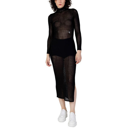Calvin Klein Jeans Clothing Dresses Black / XS Calvin Klein Jeans  Women Dress
