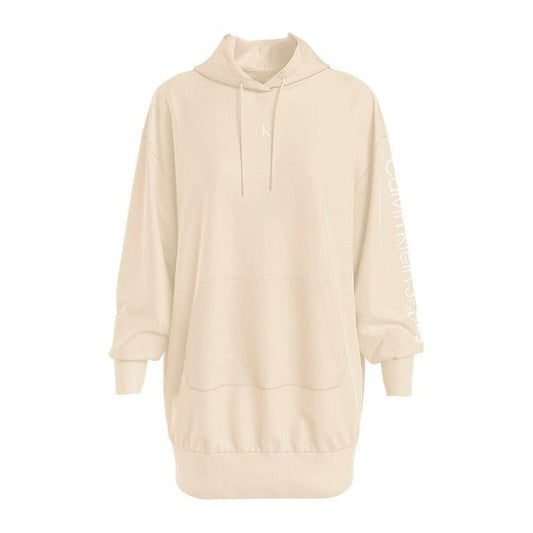Calvin Klein Jeans Clothing Dresses White / M Calvin Klein Jeans  Women Dress