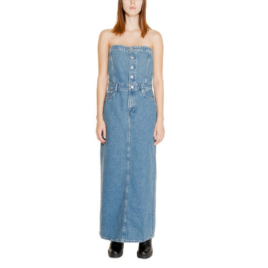 Calvin Klein Jeans Clothing Dresses Blue / XS Calvin Klein Jeans  Women Dress