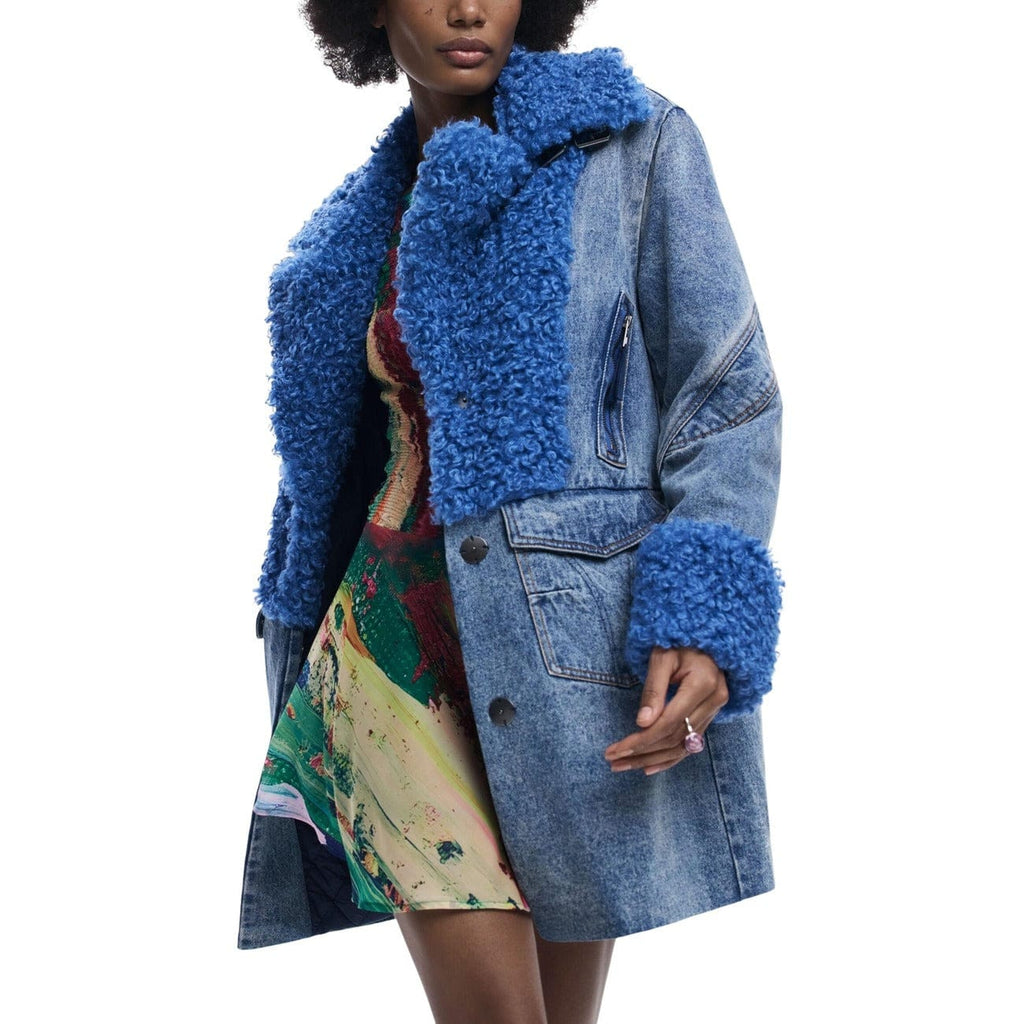 Desigual Clothing Blazer Blue / S Desigual Women Blazer