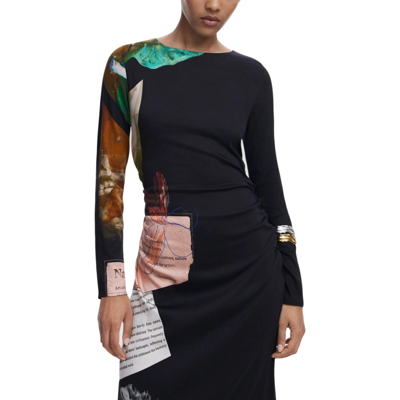 Desigual Clothing Dresses Desigual Printed Maxi Women Dress