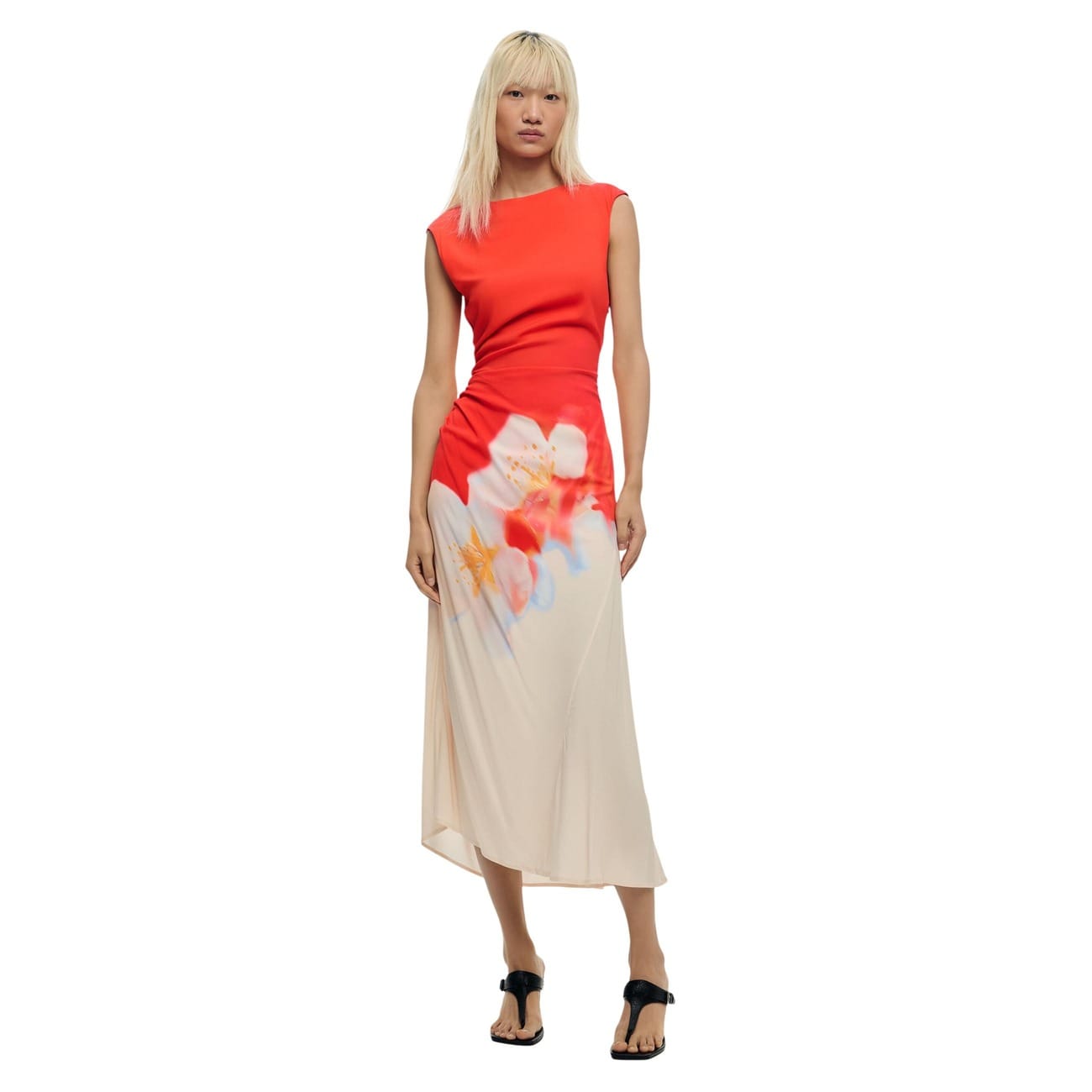 Desigual Clothing Dresses Coral / XS Desigual  Women Dress