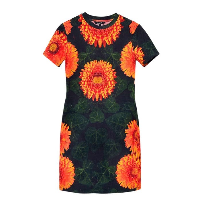 Desigual Clothing Dresses Orange / XL Desigual  Women Dress