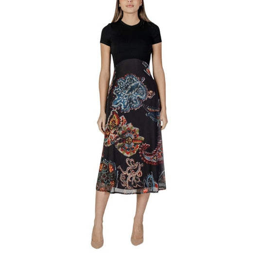 Desigual Clothing Dresses Black / XS Desigual  Women Dress