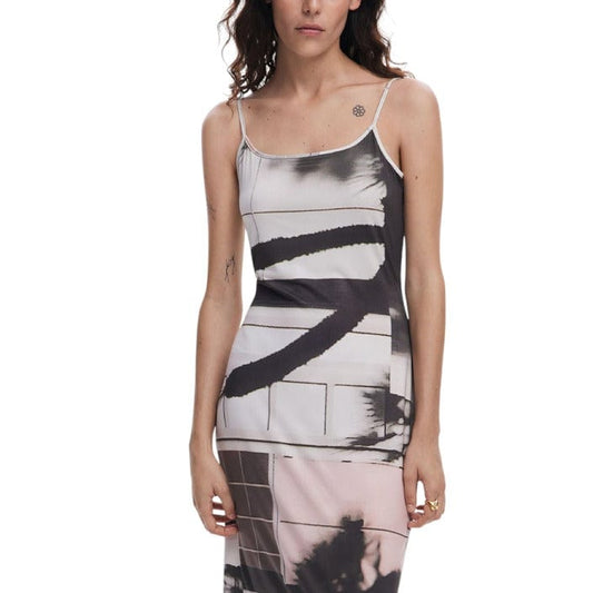 Desigual Clothing Dresses Beige / XS Desigual  Women Dress