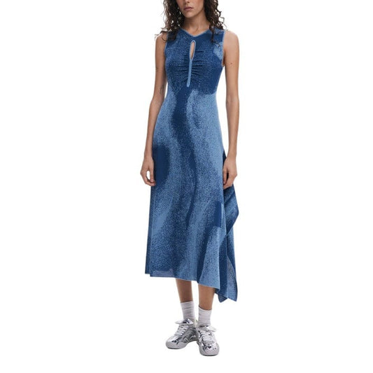 Desigual Clothing Dresses Blue / XS Desigual  Women Dress
