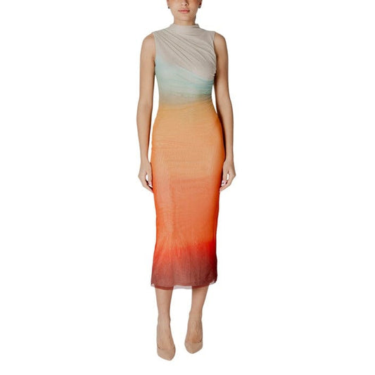 Desigual Clothing Dresses Orange / XS Desigual  Women Dress