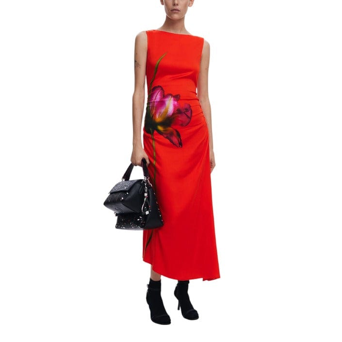 Desigual Clothing Dresses Red / XS Desigual  Women Dress