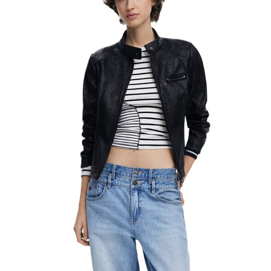 Desigual Clothing Jackets Black / XS Desigual  Women Jacket