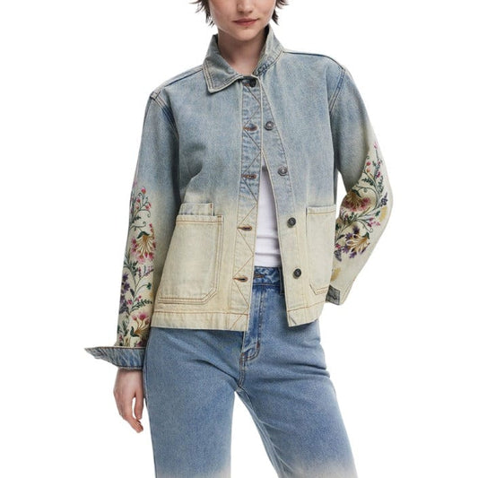 Desigual Clothing Jackets Blue / XS Desigual  Women Jacket