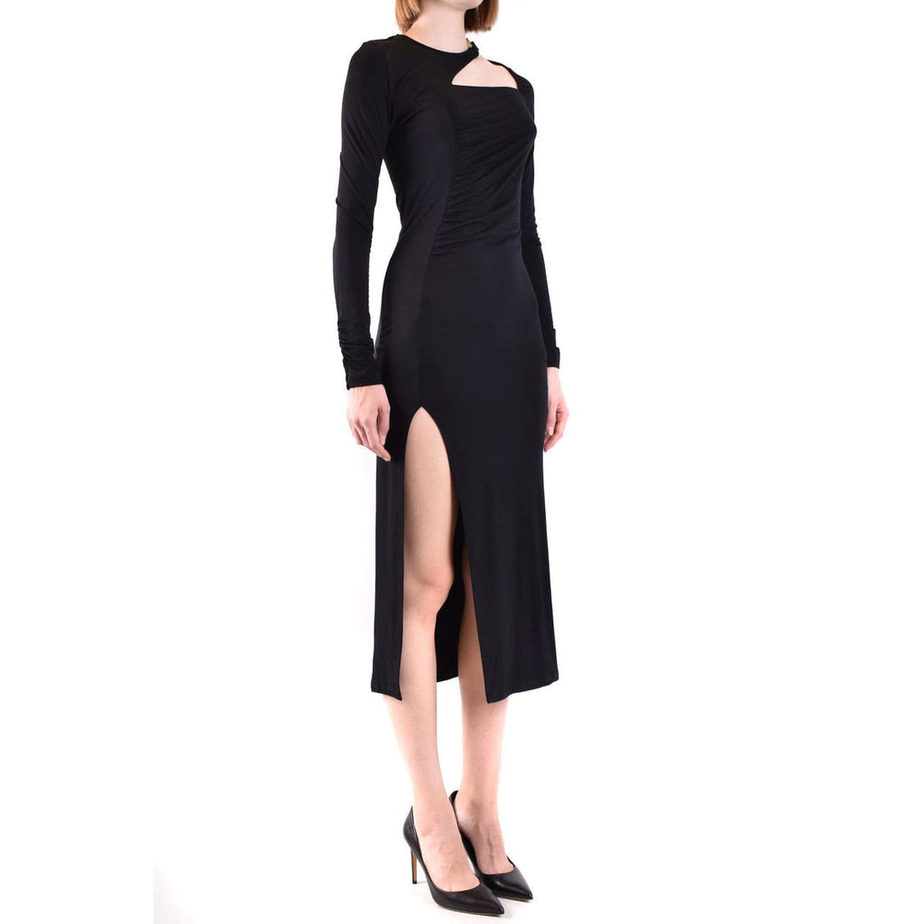 Dondup Clothing Dresses Dondup Elegant Black Women Dress