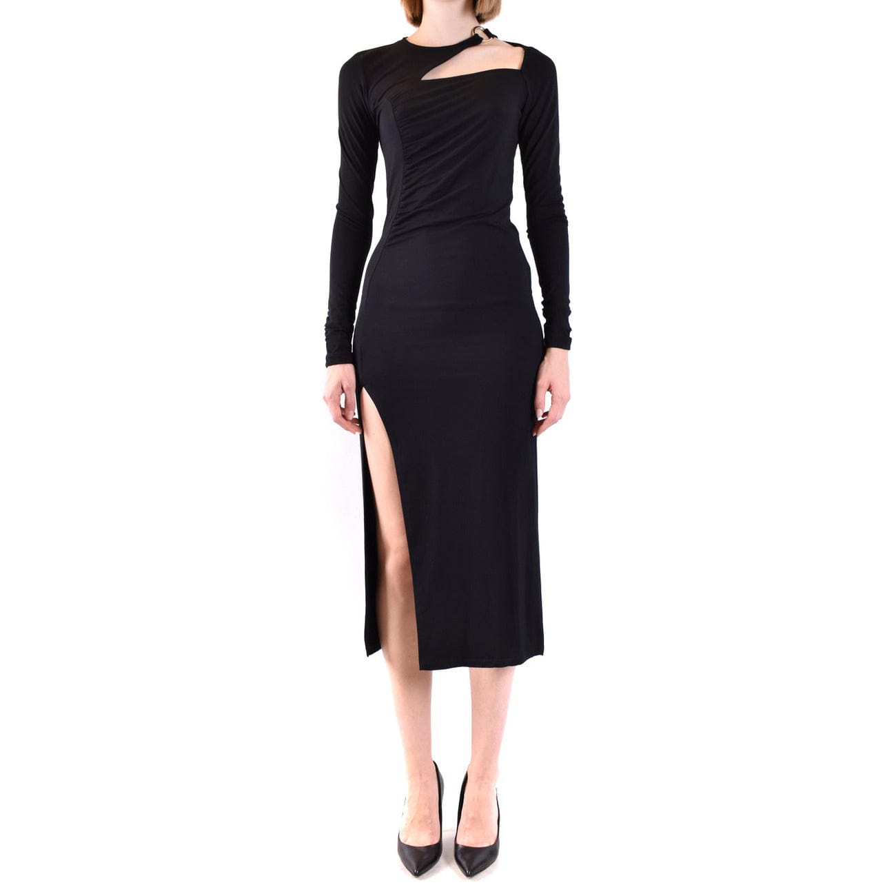 Dondup Clothing Dresses Dondup Elegant Black Women Dress