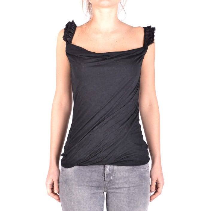 Dsquared Clothing Tops Black / L Dsquared Summer Tops Women Black Top