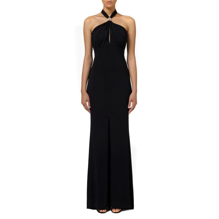 Elisabetta Franchi Clothing Dresses Elisabetta Franchi Black Party Dresses For Women Long Dress