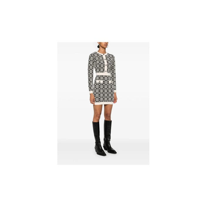 Elisabetta Franchi Clothing Dresses Elisabetta Franchi Casual White Long Sleeves Maxi Dress