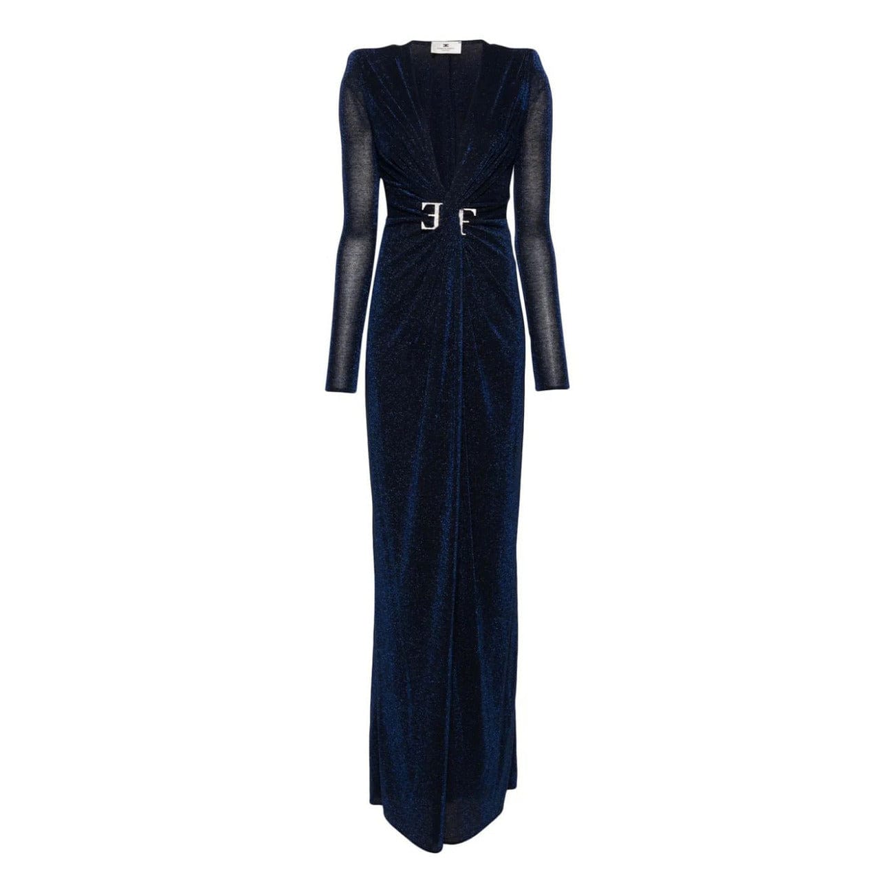 Elisabetta Franchi Clothing Dresses Blue / 40_IT Elisabetta Franchi Maxi Women Dress