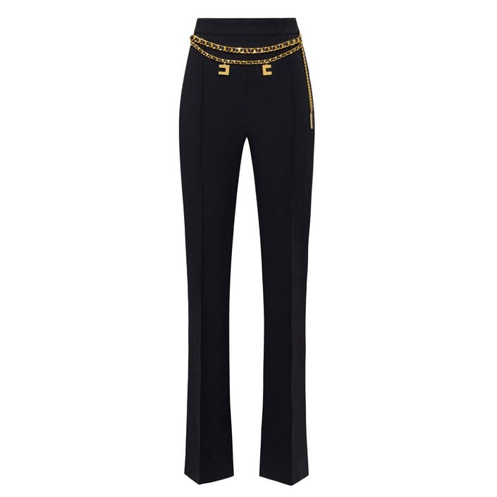Elisabetta Franchi Clothing Trousers Black / 44_IT Elisabetta Franchi Women Black Trousers