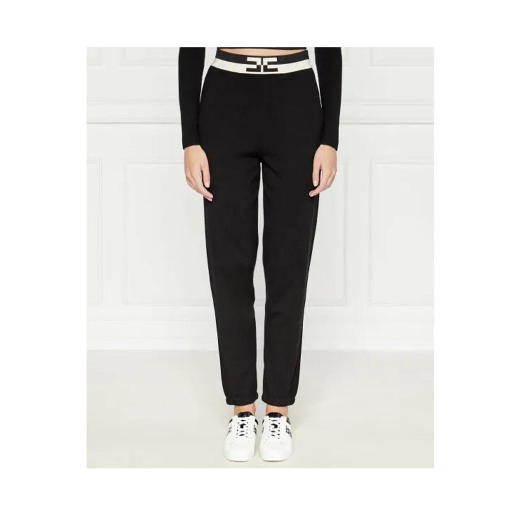 Elisabetta Franchi Clothing Trousers Black / 42_IT Elisabetta Franchi Women Trousers