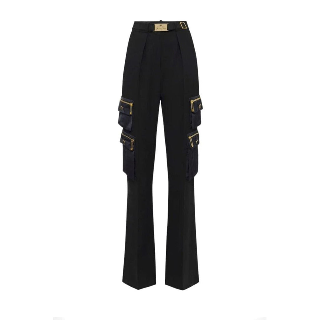 Elisabetta Franchi Clothing Trousers Black / 42_IT Elisabetta Franchi Women Trousers