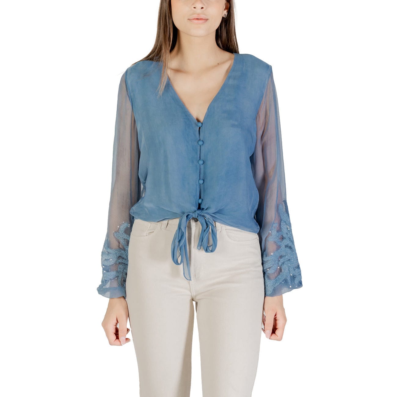 Guess Clothing Blouse light blue / XS Guess Women Blouse