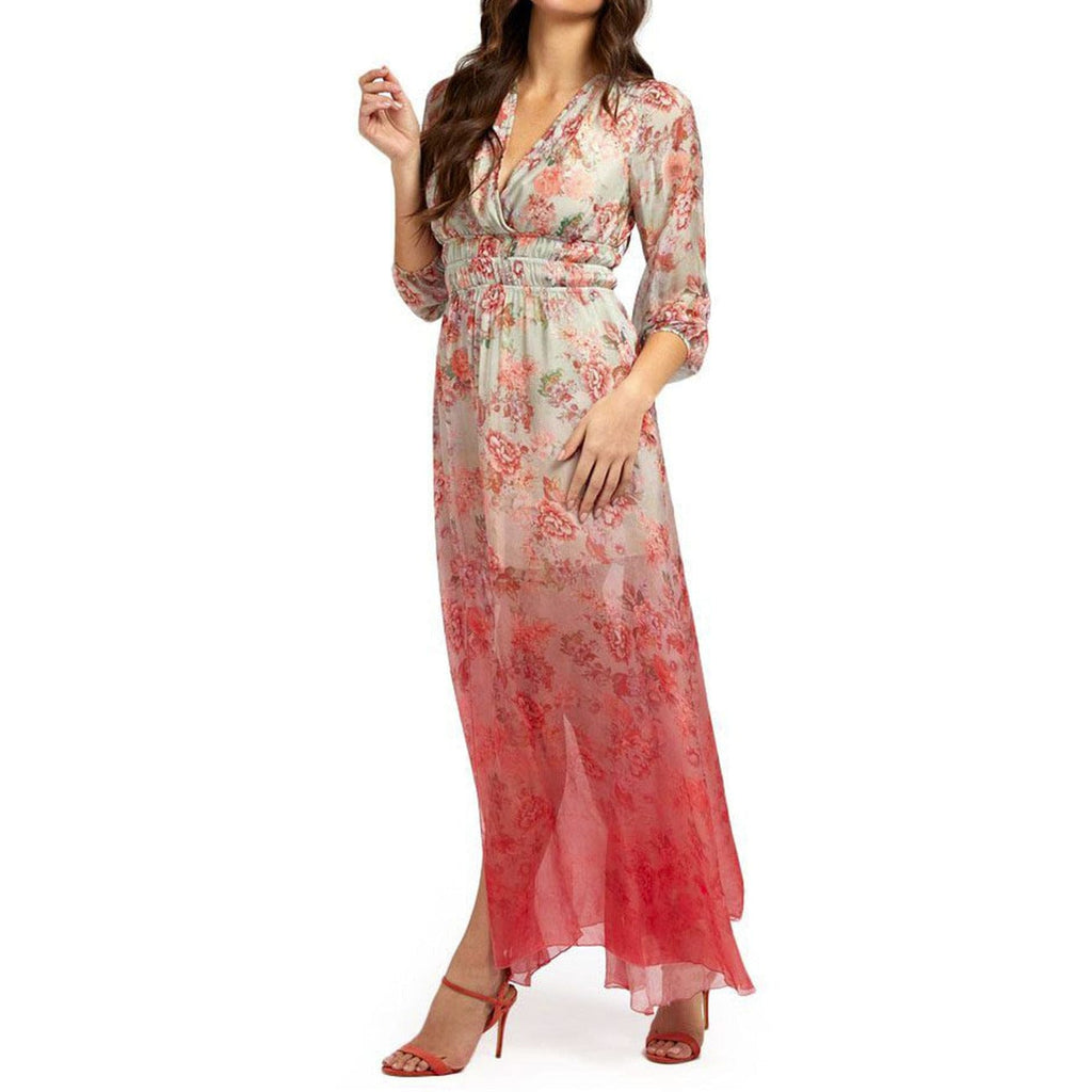 Guess Clothing Dresses Guess Red Floral Casual Women Dress