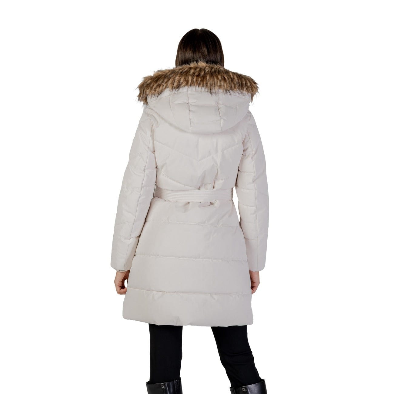 Guess Clothing Jackets Guess White Winter Women Jacket