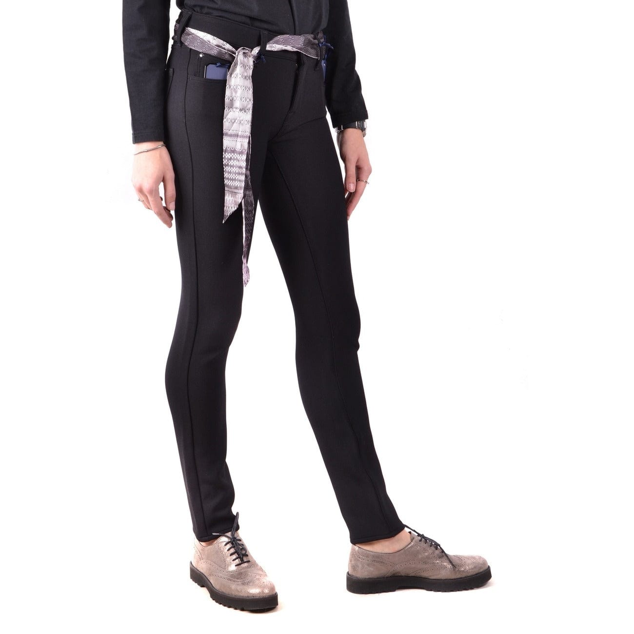 Jacob Cohen Clothing Trousers Black / 27_US Jacob Cohen Women Trousers