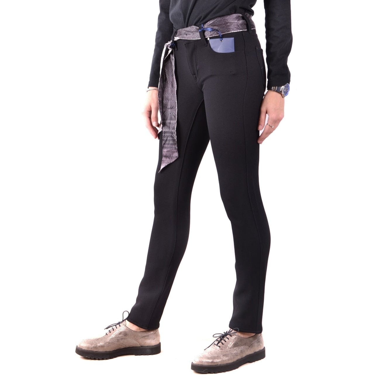 Jacob Cohen Clothing Trousers Black / 27_US Jacob Cohen Women Trousers