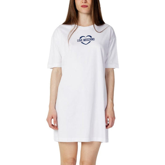 Love Moschino Clothing Dresses White / 38 Love Moschino  Women Dress