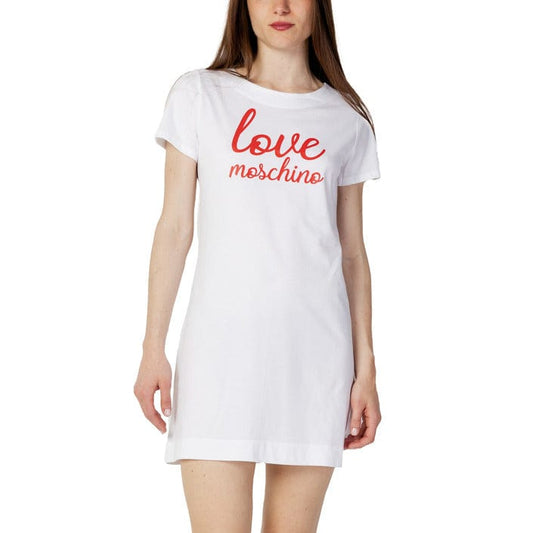 Love Moschino Clothing Dresses White / 38 Love Moschino  Women Dress