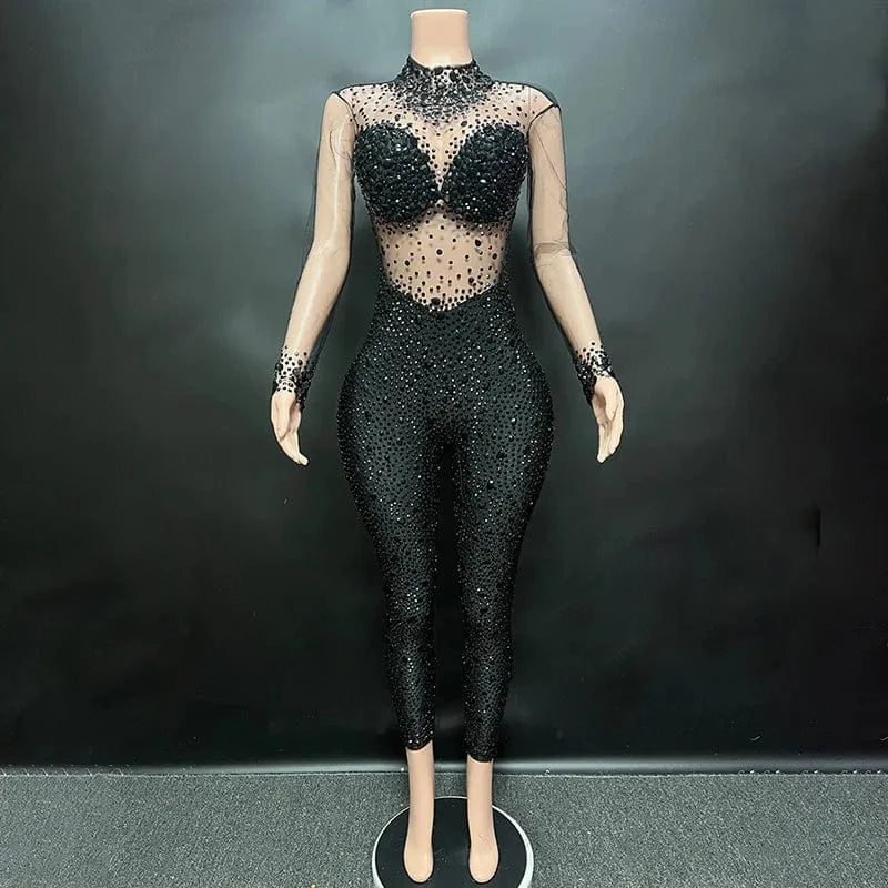 Rhinestone Jumpsuit.