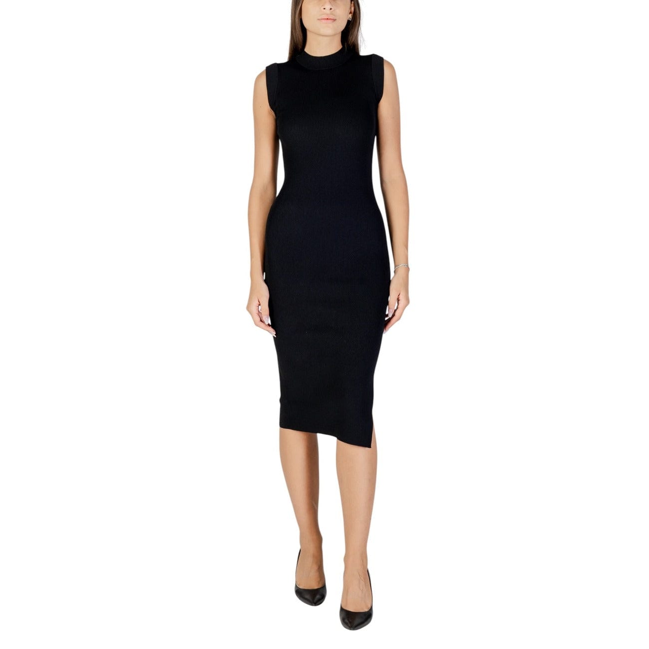 Morgan De Toi Clothing Dresses Black / XS Morgan De Toi  Women Black Dress