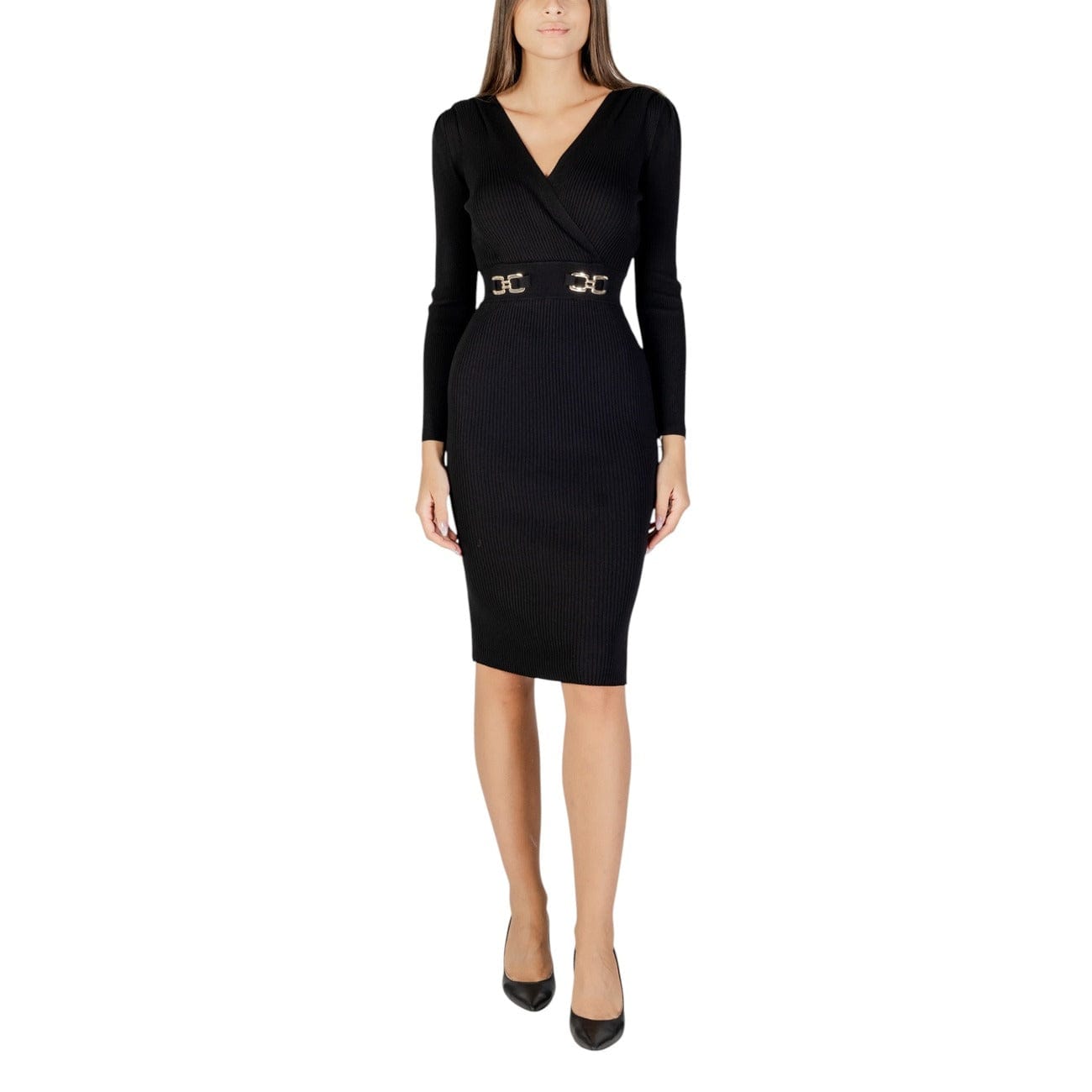 Morgan De Toi Clothing Dresses Black / M Morgan De Toi Women Dress