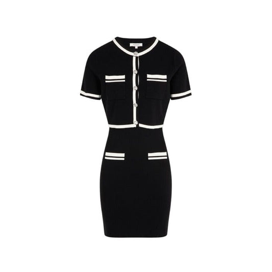 Morgan De Toi Clothing Dresses Black / XS Morgan De Toi  Women Dress