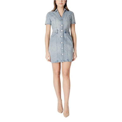 Morgan De Toi Clothing Dresses Light Blue / 36 Morgan De Toi  Women Dress