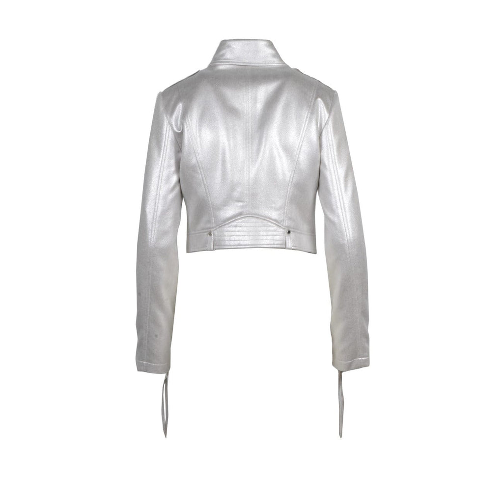 Patrizia Pepe Clothing Blazer Silver / 42 Patrizia Pepe Women Blazer