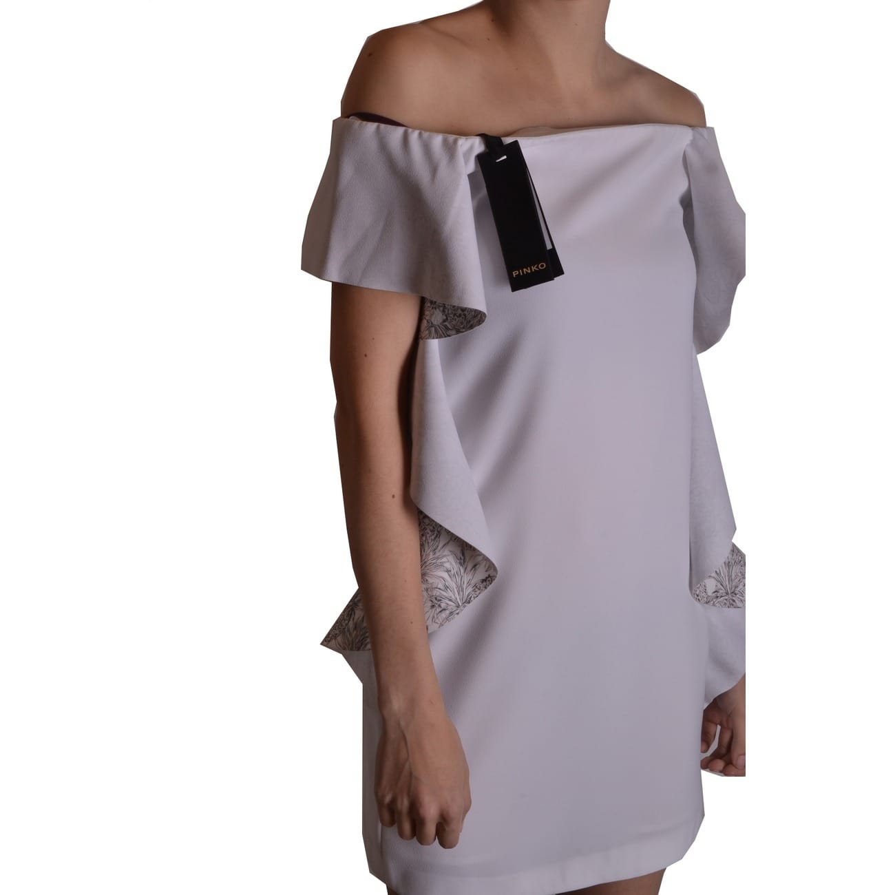 Pinko Clothing Dresses White / 42 IT Pinko White Women Dress