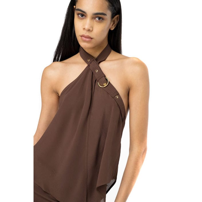 Pinko Clothing Tops Pinko Crop Tops For Women Sleeveless Women Top