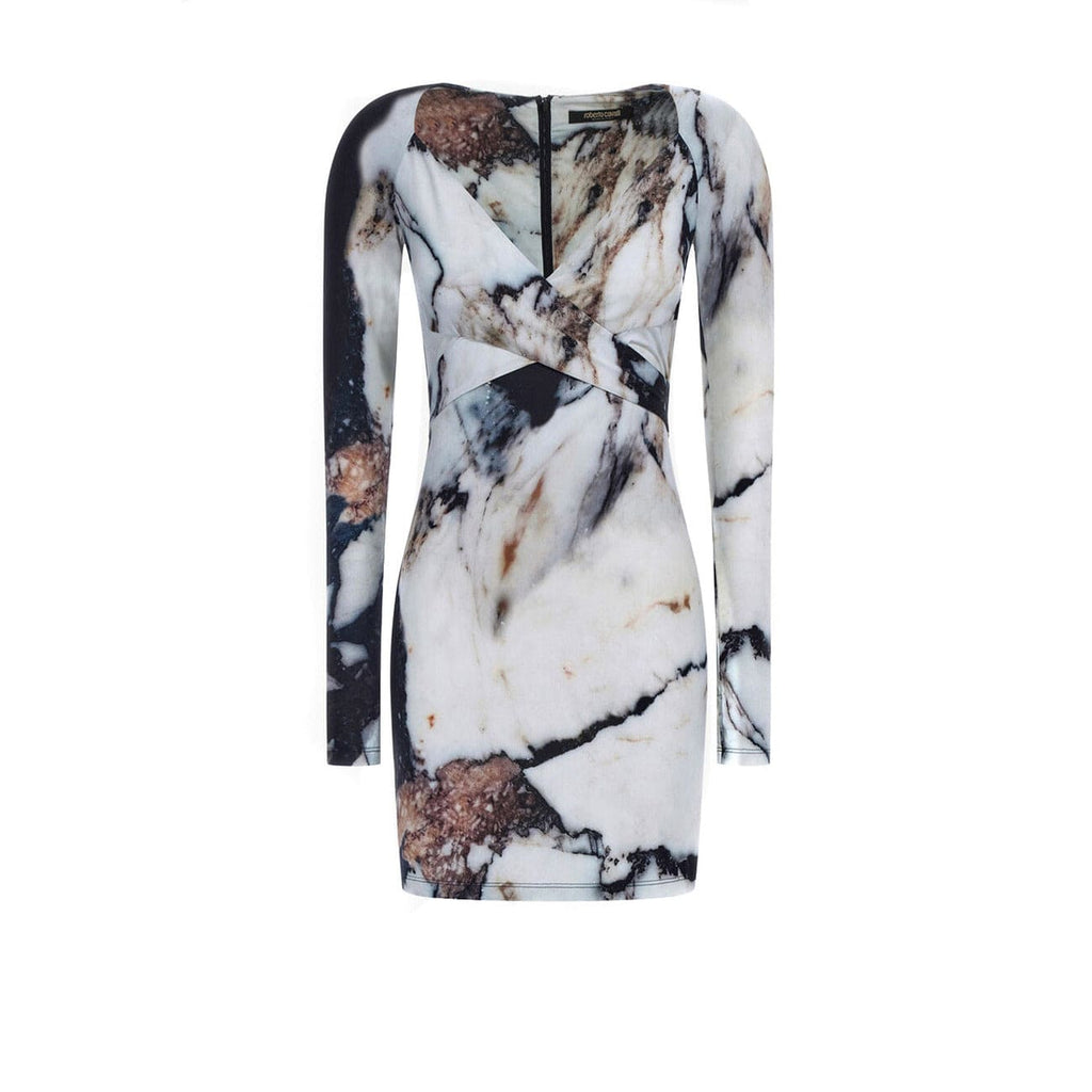 Roberto Cavalli Clothing Dresses White / 40_IT Roberto Cavalli Women Dress