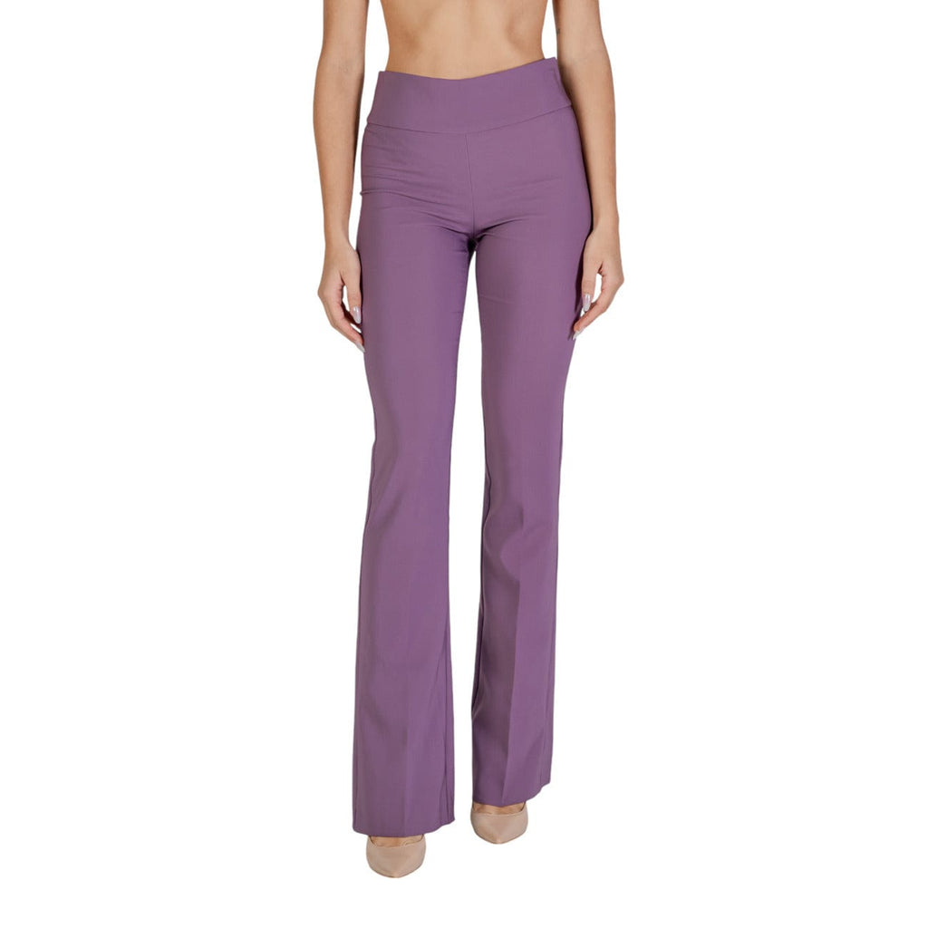 Sandro Ferrone Clothing Trousers Purple / 38 Sandro Ferrone Women Trousers