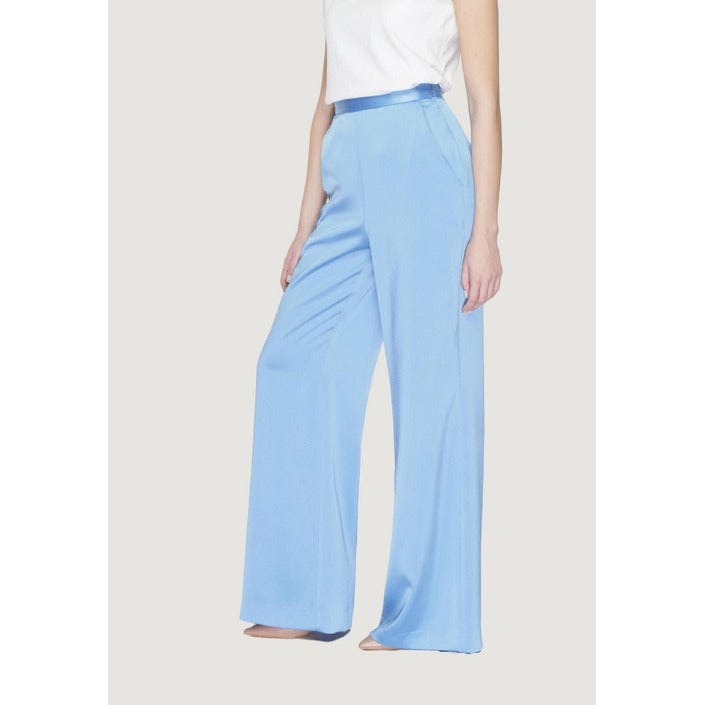 Silence Clothing Trousers Light Blue / M Silence  Women Trousers