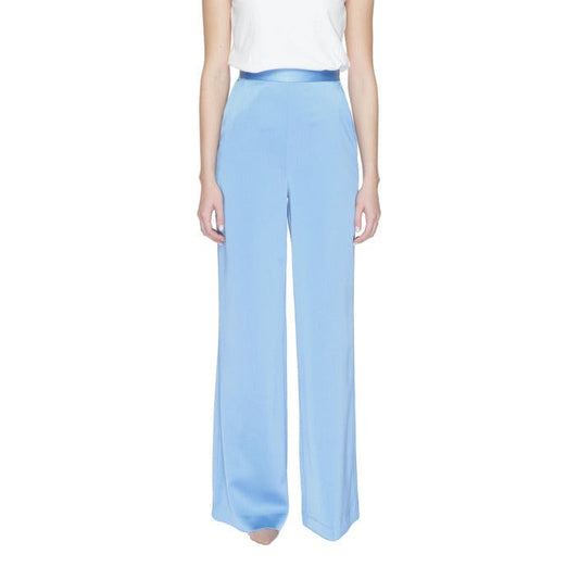 Silence Clothing Trousers Light Blue / M Silence  Women Trousers